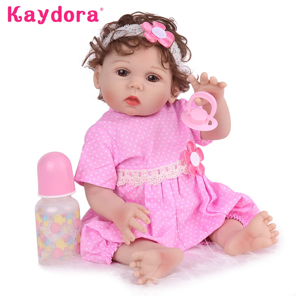 Full silicone Reborn Baby Dolls 18 inch 47cm Lifelike Alive Bebe Boneca Bathe Play Toys Girl Menina Toddler Kids Birthday Gifts
Full silicone Reborn Baby Dolls 18 inch 47cm Lifelike Alive Bebe Boneca Bathe Play Toys Girl Menina Toddler Kids Birthday Gifts