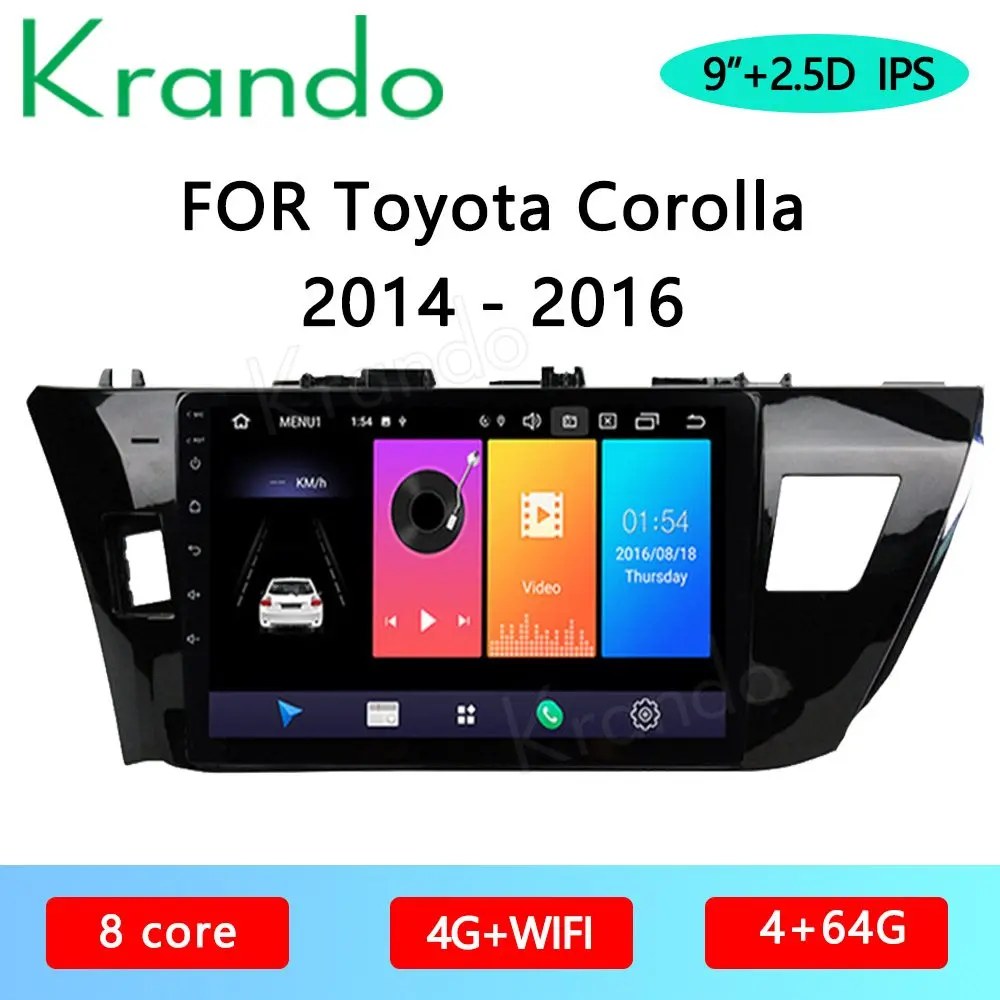 Автомобильный радиоплеер Krando Android 9. 0 9 "для Toyota Corolla 10,0-2014, gps-навигация, мультимедийная система
Автомобильный радиоплеер Krando Android 9. 0 9 "для Toyota Corolla 10,0-2014, gps-навигация, мультимедийная система