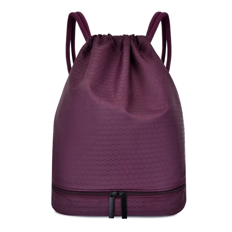 

Рюкзак для плавания на шнурке, сухой и влажный, отдельная спортивная сумка, водонепроницаемый рюкзак для спортзала W8EE