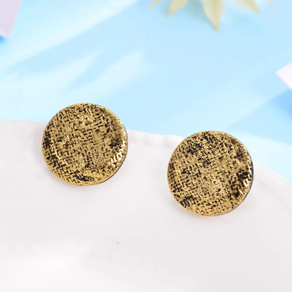 Statement Earrings for Women Indian Classic Round Mujer Accessories Brand Designer Ethnic Stud | Украшения и аксессуары