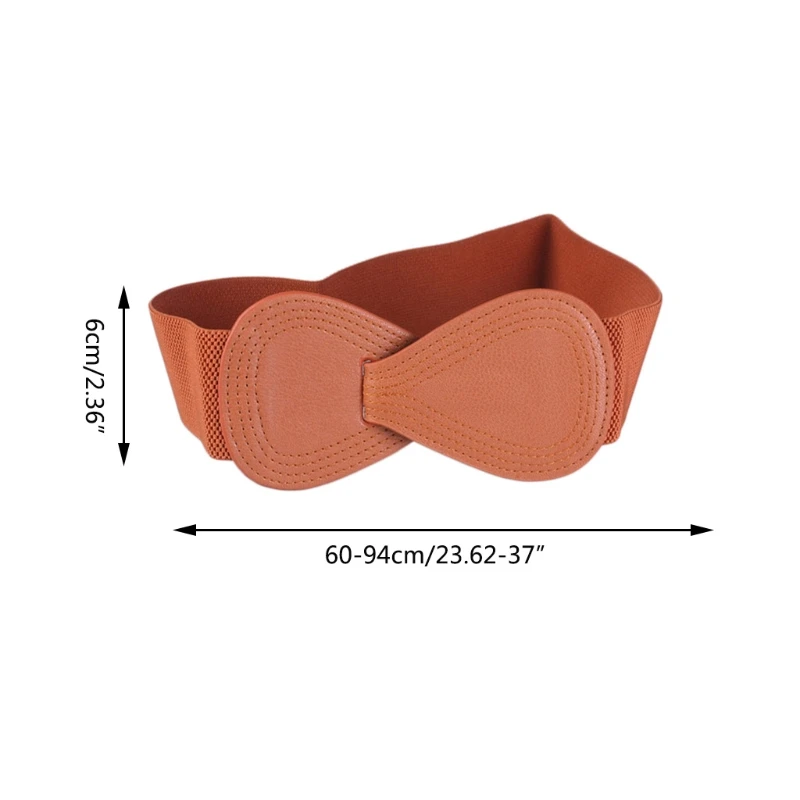Women Wide Stretchy Cinch Belt Retro Chunky Buckle Belts Waistband Wide Knotted Belt Design Windbreaker Stretchy Cinch 50LD
Women Wide Stretchy Cinch Belt Retro Chunky Buckle Belts Waistband Wide Knotted Belt Design Windbreaker Stretchy Cinch 50LD