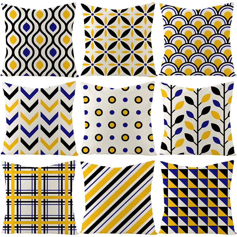 Colorful geometric 45*45 cushion cover Pillow cases Cotton Linen pillowcase home decor pillow covers kd-0248
Colorful geometric 45*45 cushion cover Pillow cases Cotton Linen pillowcase home decor pillow covers kd-0248