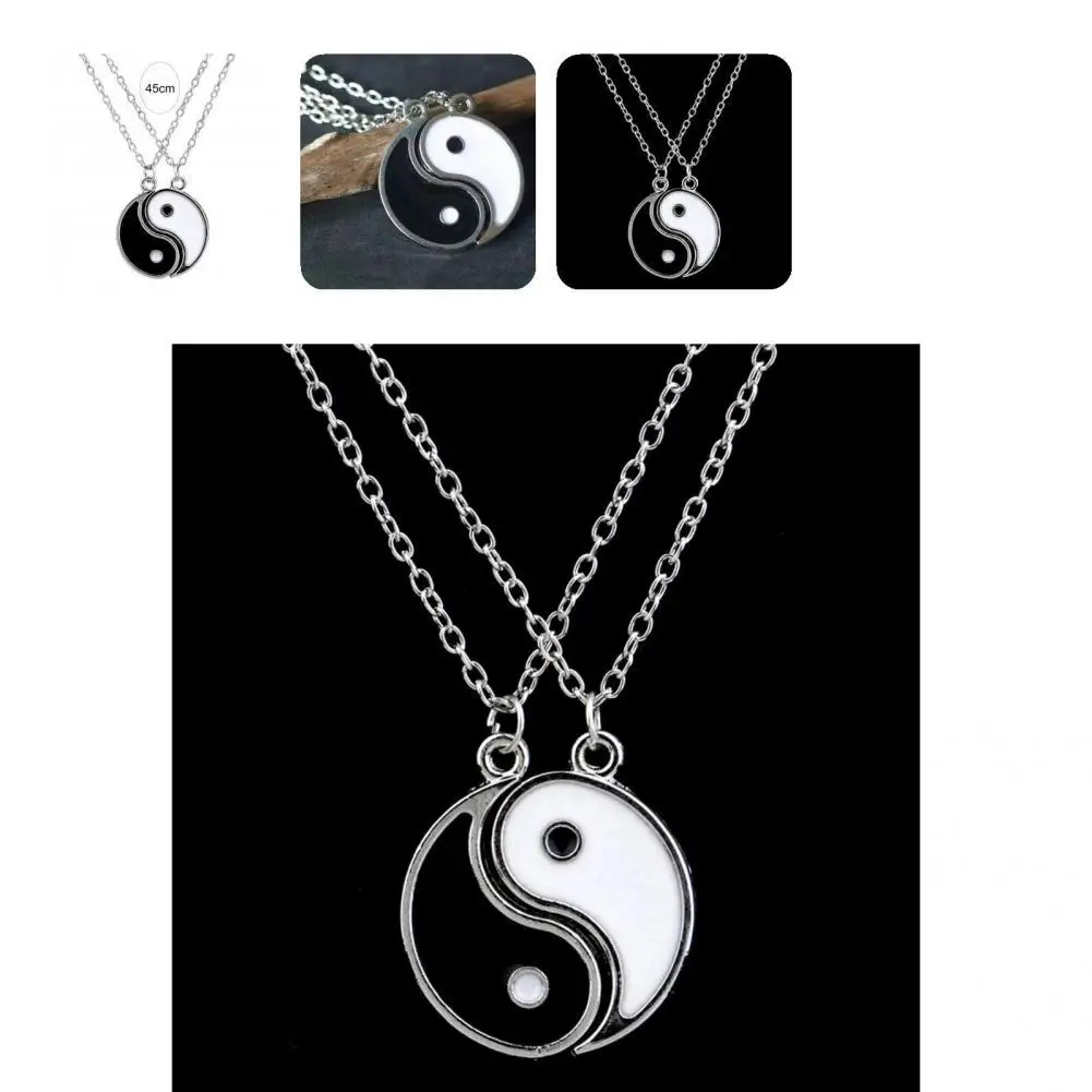 2Pcs Charm Necklaces Trendy Alloy Metal Chain for Dating Friendship Necklaces Couple Necklaces
2Pcs Charm Necklaces Trendy Alloy Metal Chain for Dating Friendship Necklaces Couple Necklaces