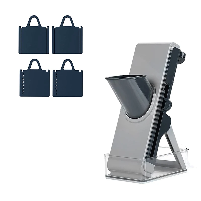 Безопасная ломтерезка мандолина для кухни, фотоизмельчитель, Ломтерезка еды с регулируемым лезвием
Безопасная ломтерезка мандолина для кухни, фотоизмельчитель, Ломтерезка еды с регулируемым лезвием