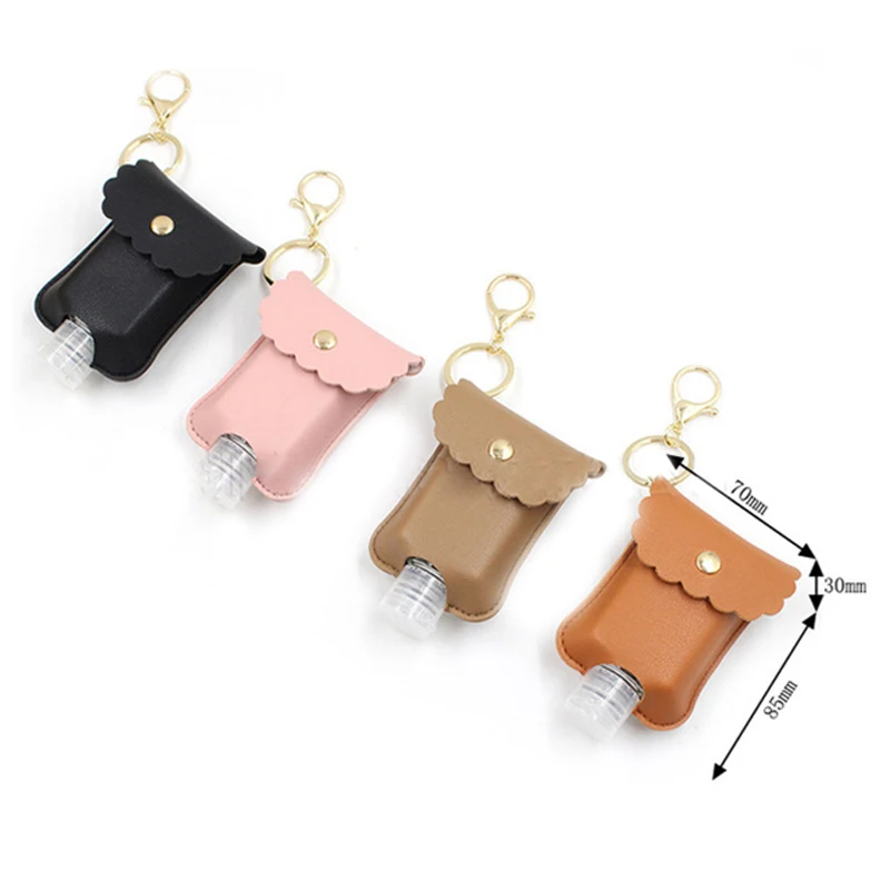 PU Leather Travel Hand Sanitizer Holder Storage Bag Keychain Holder with 60ml Bottle Perfume Bottle Holder Cover Portable
PU Leather Travel Hand Sanitizer Holder Storage Bag Keychain Holder with 60ml Bottle Perfume Bottle Holder Cover Portable