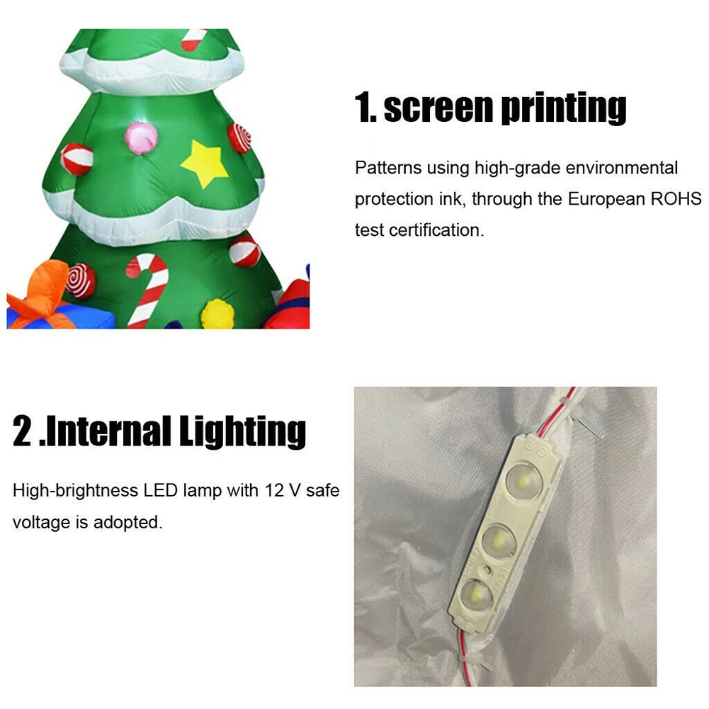 LED Lilluminated Christmas Tree Inflatable Model Lawn Yard Outdoor Xmas Decoration New
LED Lilluminated Christmas Tree Inflatable Model Lawn Yard Outdoor Xmas Decoration New