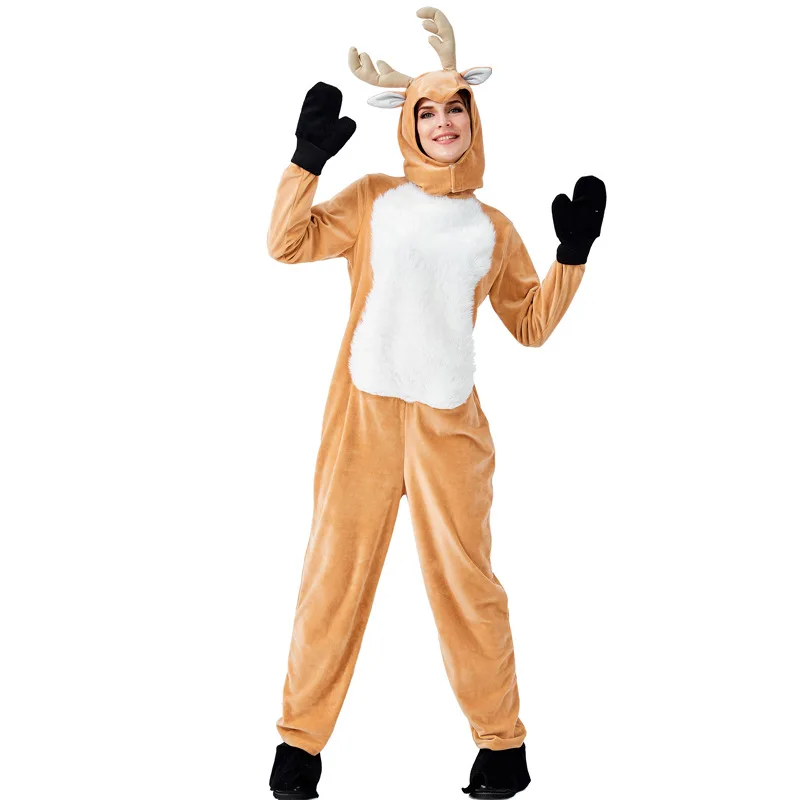 Umorden Xmas Christmas Elf Reindeer Costume for Women Adult Cozy Fawn Deer Cosplay Jumpsuit Velvet
Umorden Xmas Christmas Elf Reindeer Costume for Women Adult Cozy Fawn Deer Cosplay Jumpsuit Velvet