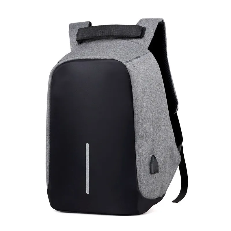 

Мужской рюкзак для ноутбука с защитой от кражи, дорожный Ранец для мужчин и женщин, Вместительная деловая сумка с USB-зарядкой, на плечо для ст...