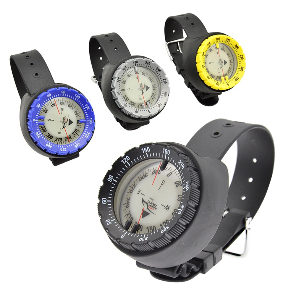50m Underwater Wrist Compass Balanced Dive Compass Waterproof Luminous Dial Detachable Strap for Scuba Diving Kayaking Outdoor
50m Underwater Wrist Compass Balanced Dive Compass Waterproof Luminous Dial Detachable Strap for Scuba Diving Kayaking Outdoor