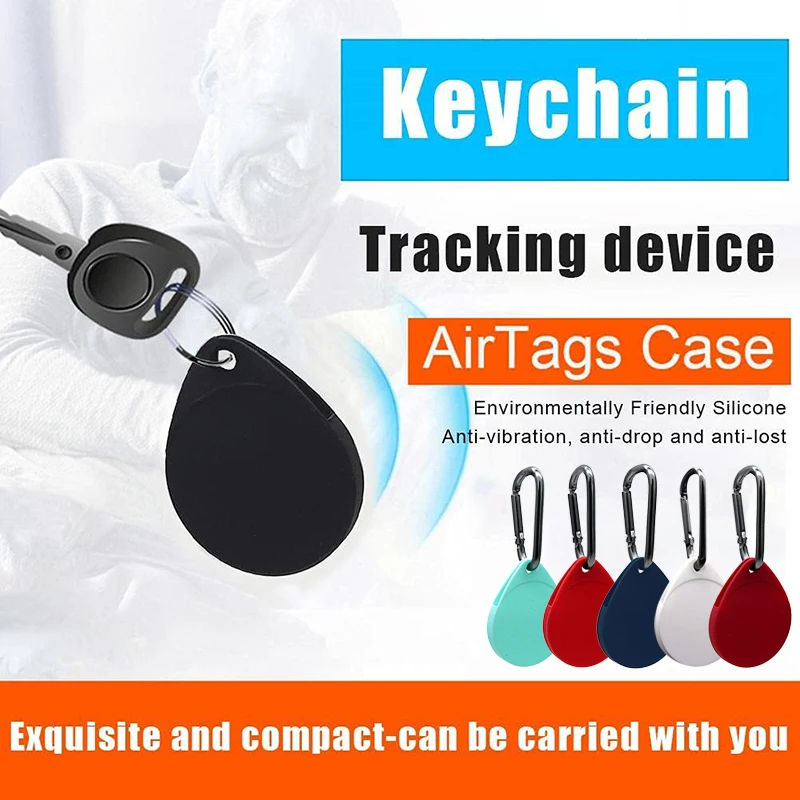 Sleeve Protective Silicone Case Compatible with Airtags Anti-Lost Cover With Keychain Lobster Clip
Sleeve Protective Silicone Case Compatible with Airtags Anti-Lost Cover With Keychain Lobster Clip