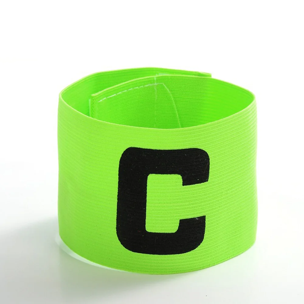 4PCS Football Soccer Elastic Captain Armband Basketball Adjustable Player Bands