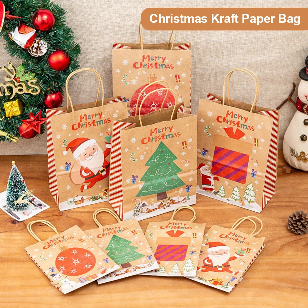 6Pcs Cartoon Pattern Craft Paper Candy Cookie Bag Santa Claus Gift Packing Bags Storage Bags Xmas New Year Party Supplies
6Pcs Cartoon Pattern Craft Paper Candy Cookie Bag Santa Claus Gift Packing Bags Storage Bags Xmas New Year Party Supplies