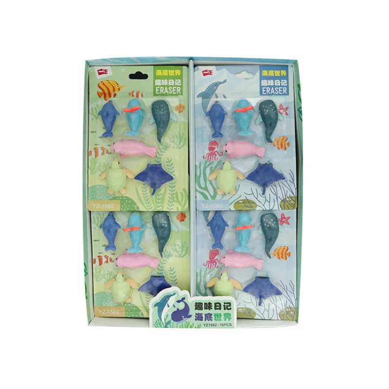 6 Pieces of One Eraser, Underwater World Series of Creative Cute Cartoon Shapes, Stationery, Student Exam Supplies New 2021
6 Pieces of One Eraser, Underwater World Series of Creative Cute Cartoon Shapes, Stationery, Student Exam Supplies New 2021