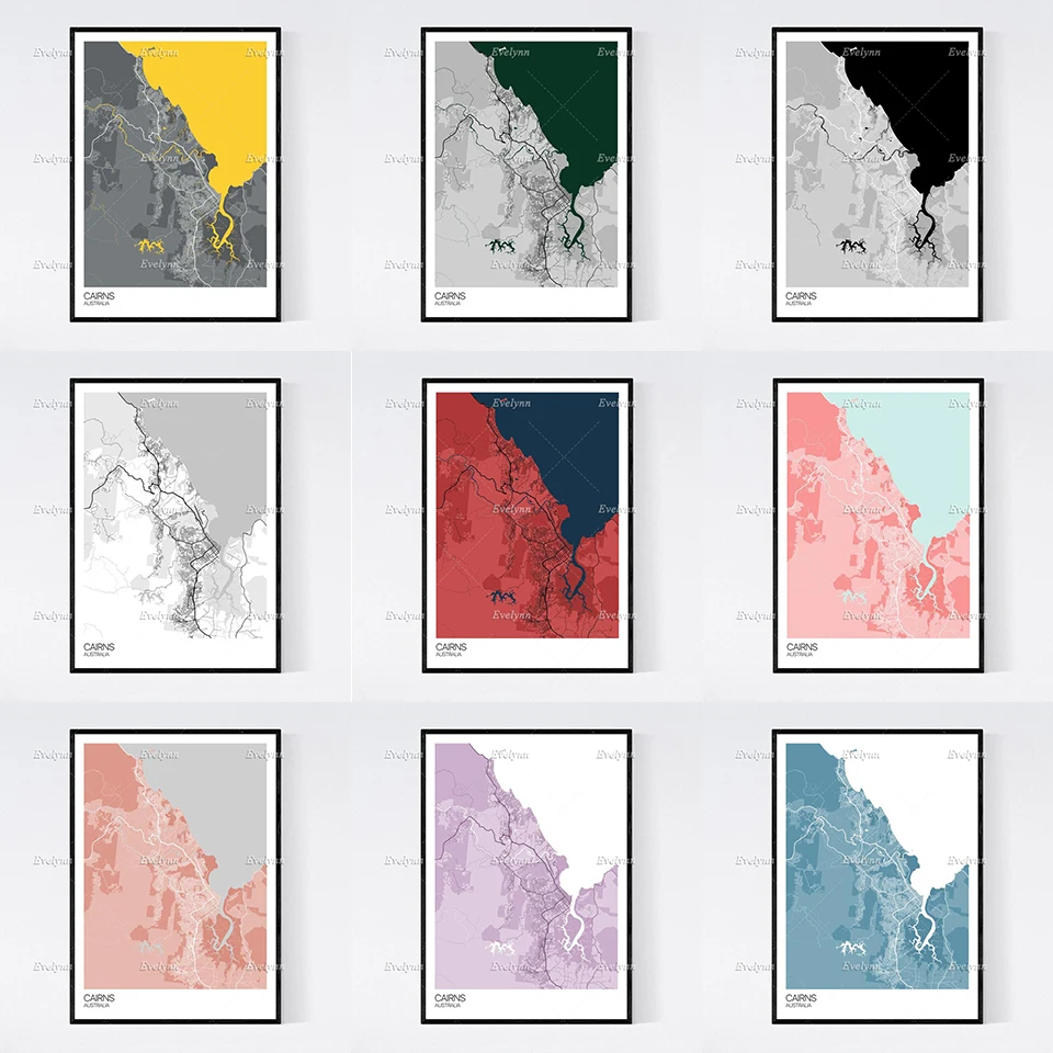 Cairns Map Nordic Retro Minimalism Painting Posters and Prints on Canvas Wall Art Modular Pictures Home Decor
Cairns Map Nordic Retro Minimalism Painting Posters and Prints on Canvas Wall Art Modular Pictures Home Decor