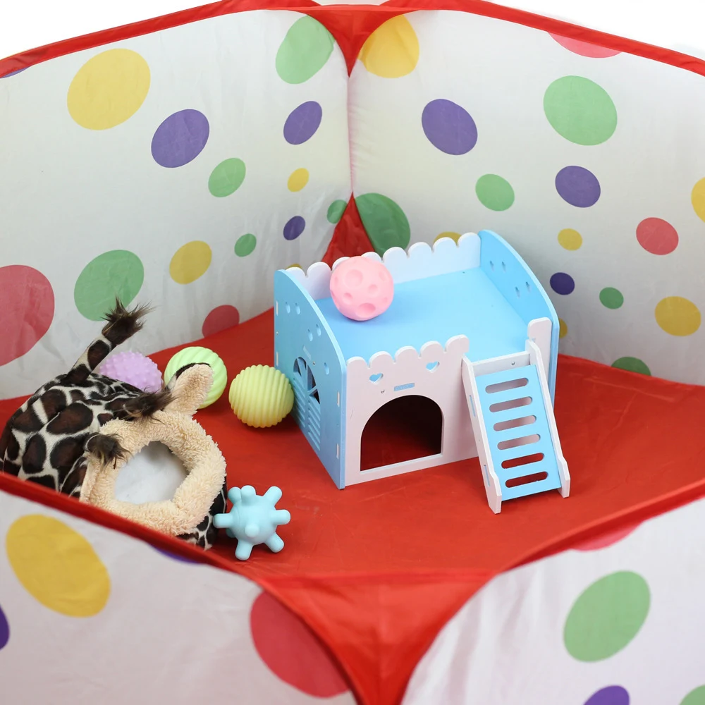 Dot Portable Foldable Pet Fence Animal Cage Playpen For Hamster Guinea Pig Puppy Kennel House Dog Bed Indoor Outdoor Safe Guard
Dot Portable Foldable Pet Fence Animal Cage Playpen For Hamster Guinea Pig Puppy Kennel House Dog Bed Indoor Outdoor Safe Guard