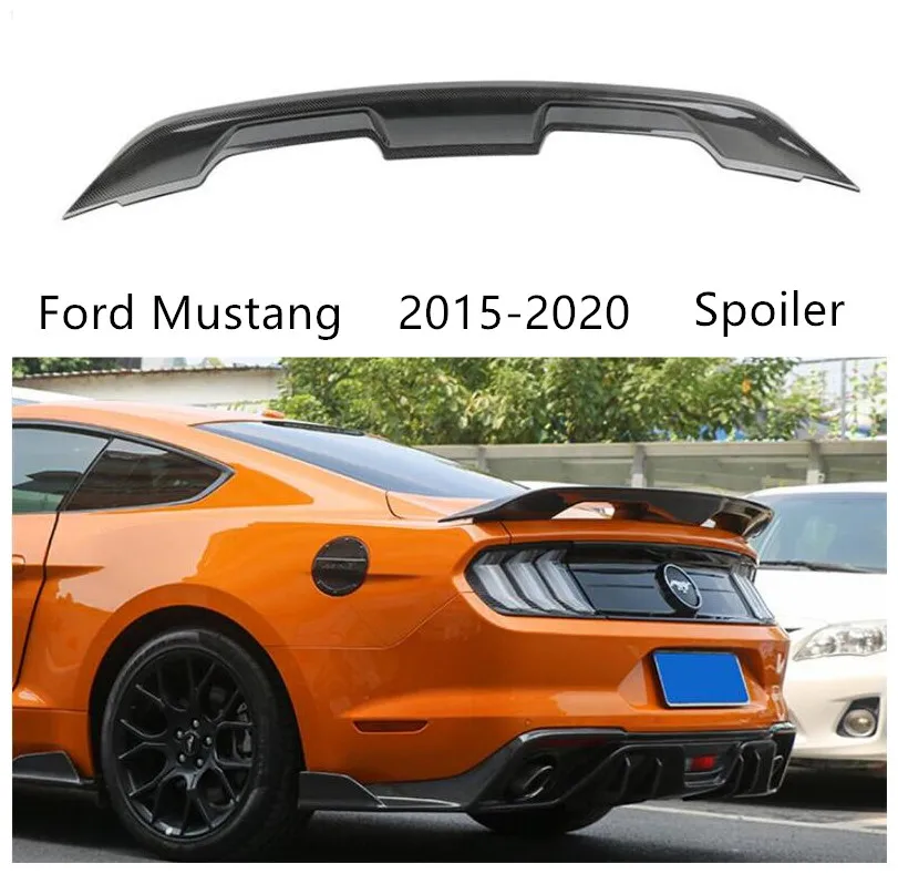 Spoiler For Ford Mustang 2015 2016 2017 2018 2019 2020 High Quality Carbon Fiber & ABS Bright Black Wing Lip Spoilers
Spoiler For Ford Mustang 2015 2016 2017 2018 2019 2020 High Quality Carbon Fiber & ABS Bright Black Wing Lip Spoilers