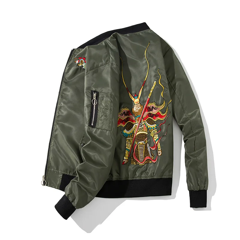 Men's Jacket Harajuku embroidery Bomber Jacket fall Men streetwear Casual Long Sleeve Slim Baseball Varsity Coats Mens Clothing
Men's Jacket Harajuku embroidery Bomber Jacket fall Men streetwear Casual Long Sleeve Slim Baseball Varsity Coats Mens Clothing