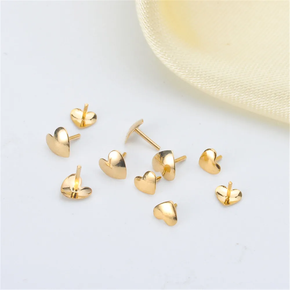 DIY Bead Caps G18K Yellow Gold Pearl Round bottom T needle Components/Jewelry Findings/pendant ring sealing T needle
DIY Bead Caps G18K Yellow Gold Pearl Round bottom T needle Components/Jewelry Findings/pendant ring sealing T needle