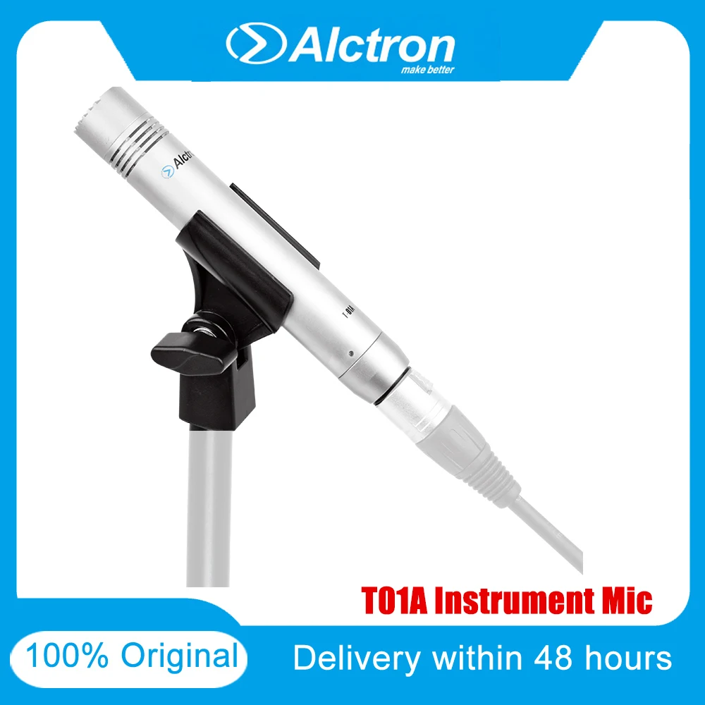 Оригинальный вспомогательный микрофон Alctron T01A с зажимом для микрофона тонкий корпус серебристый в форме карандаша конденсаторный микрофон...
Оригинальный вспомогательный микрофон Alctron T01A с зажимом для микрофона тонкий корпус серебристый в форме карандаша конденсаторный микрофон...