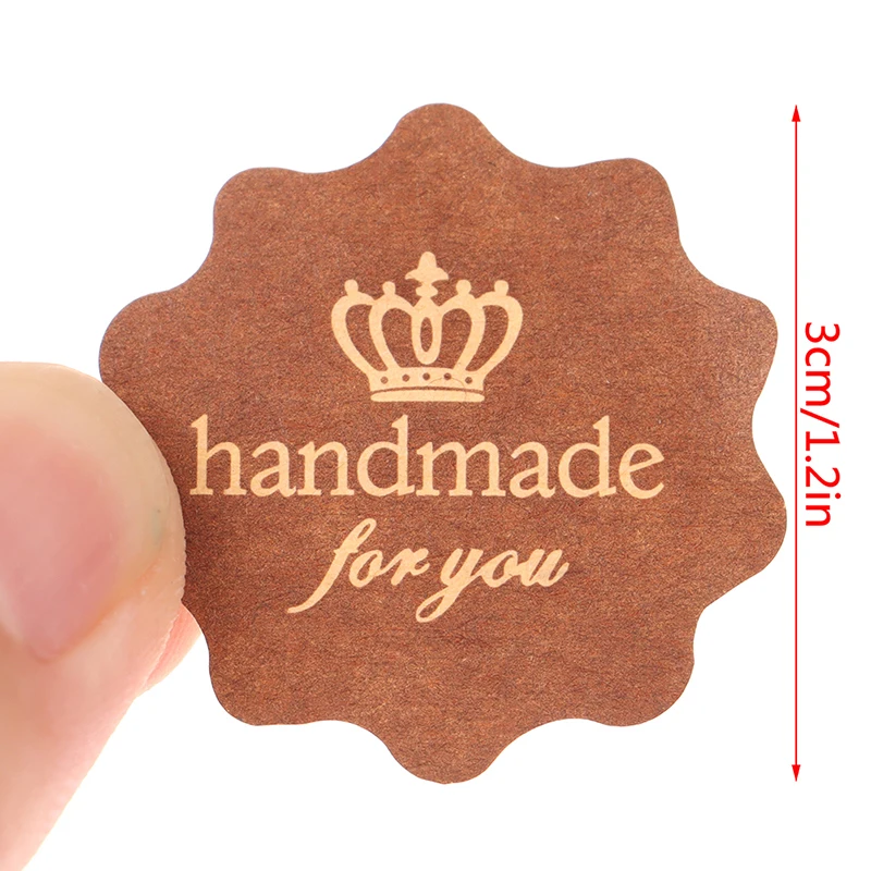 Vintage Flower Round Wave Kraft Paper'handmade For You'seal Sticker For Handmade Products DIY Multifunctional Gift
Vintage Flower Round Wave Kraft Paper'handmade For You'seal Sticker For Handmade Products DIY Multifunctional Gift