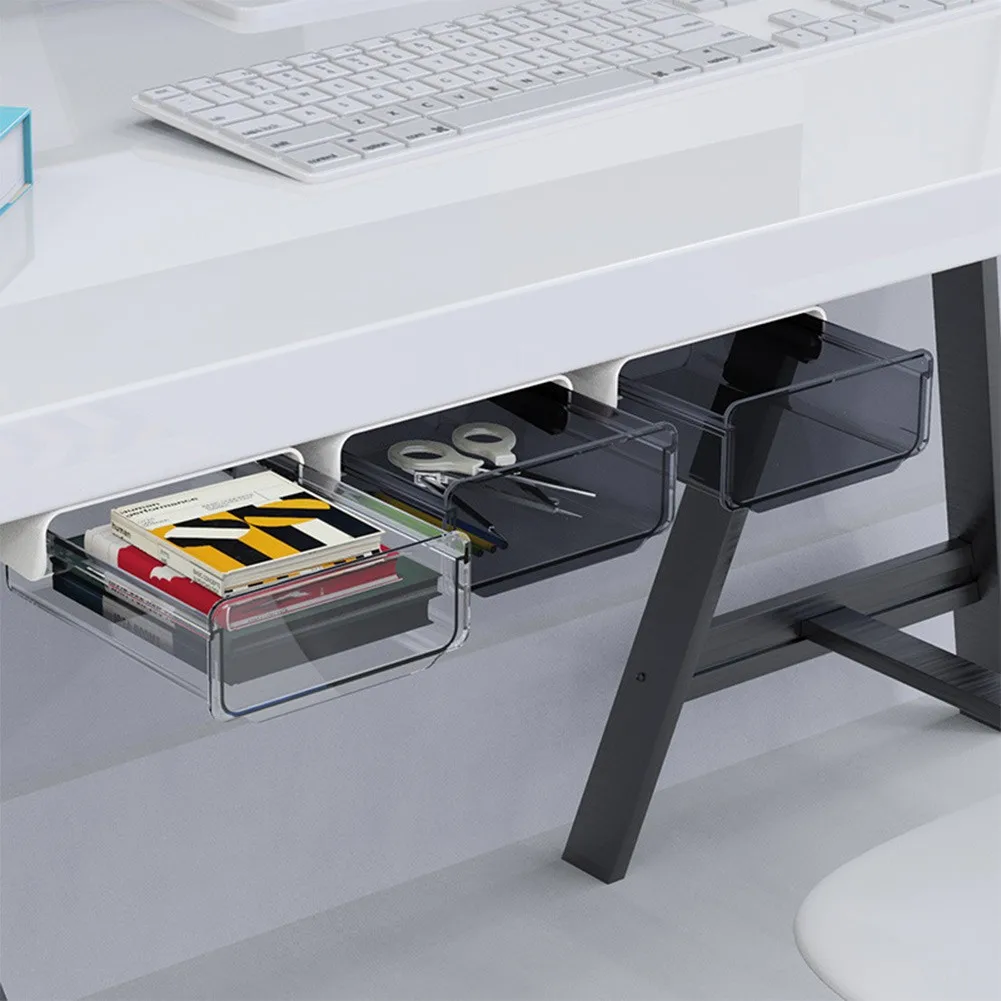 Under Desk Drawer Organizer Storage Box Self-stick Sundries Pencil Tray Storage Drawers Table Stationery Case Office Organizador
Under Desk Drawer Organizer Storage Box Self-stick Sundries Pencil Tray Storage Drawers Table Stationery Case Office Organizador