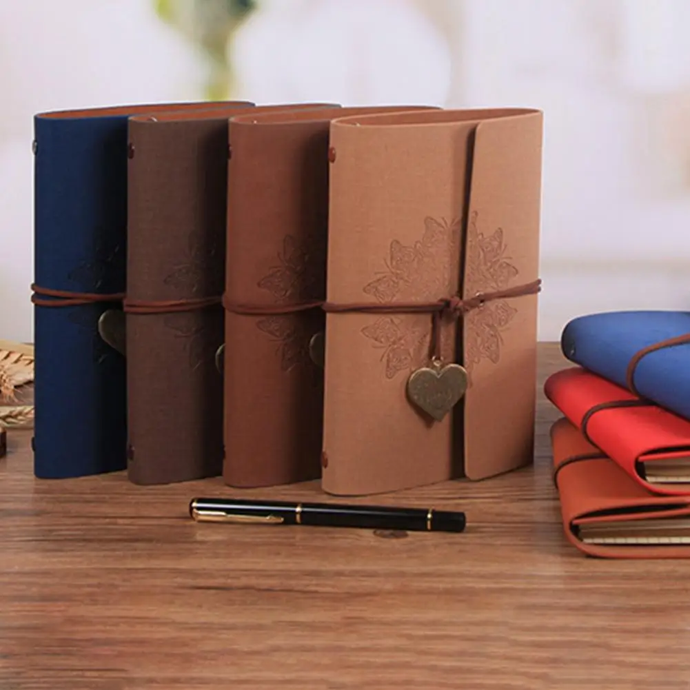 Vintage Travelers Notebook Diary Notepad PU Leather Spiral Literature Note Book Paper Replaceable Journal Planners Stationery
Vintage Travelers Notebook Diary Notepad PU Leather Spiral Literature Note Book Paper Replaceable Journal Planners Stationery