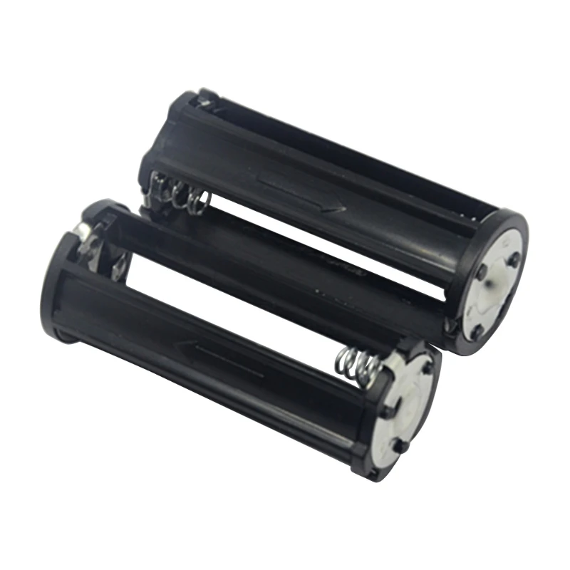 Battery Storage Box Black Cylindrical 3xAAA Plastic Battery Holder Adapter Case Box Flashlight Lamp 
Battery Storage Box Black Cylindrical 3xAAA Plastic Battery Holder Adapter Case Box Flashlight Lamp