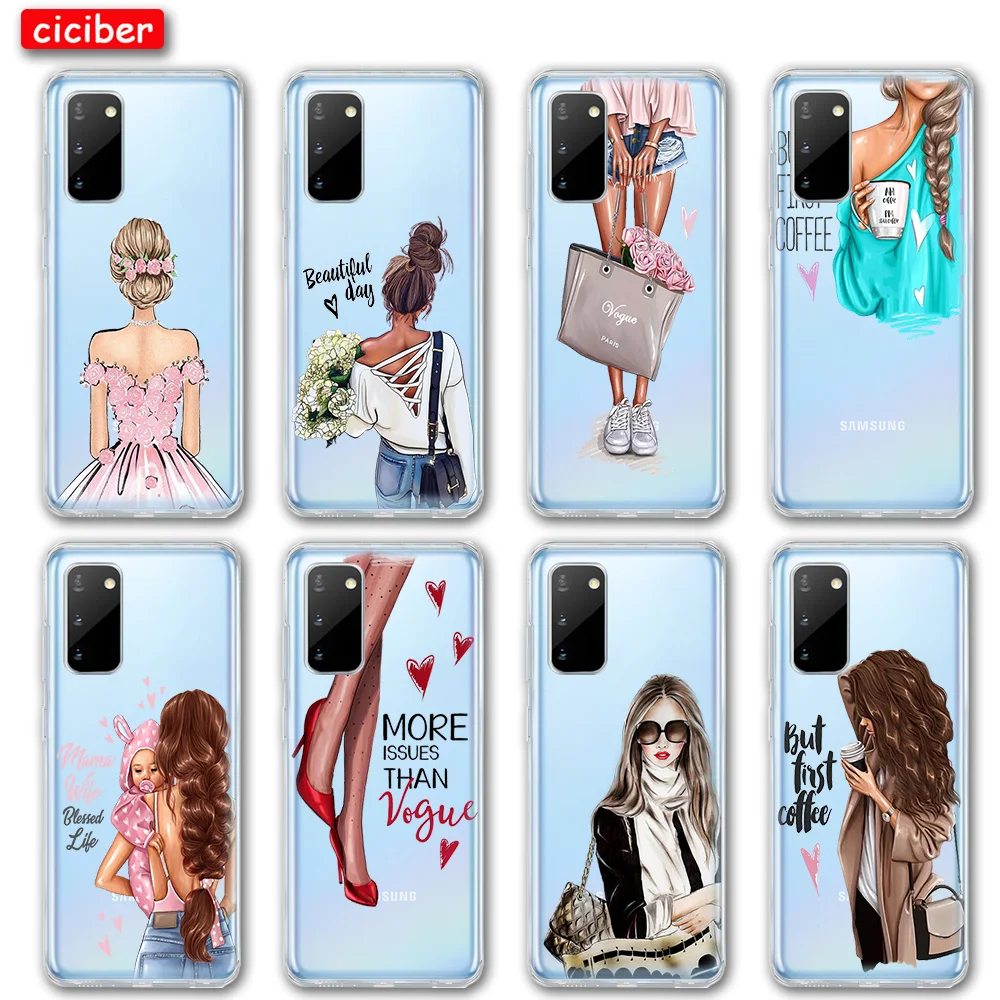 Fashion Girl Mom Case For Samsung S21 A50 S10 A51 A71 A70 A20E A21S S9 S8 S20 Plus Ultra S10e NOTE 20 10 9 8 Plus Soft TPU Funda
Fashion Girl Mom Case For Samsung S21 A50 S10 A51 A71 A70 A20E A21S S9 S8 S20 Plus Ultra S10e NOTE 20 10 9 8 Plus Soft TPU Funda