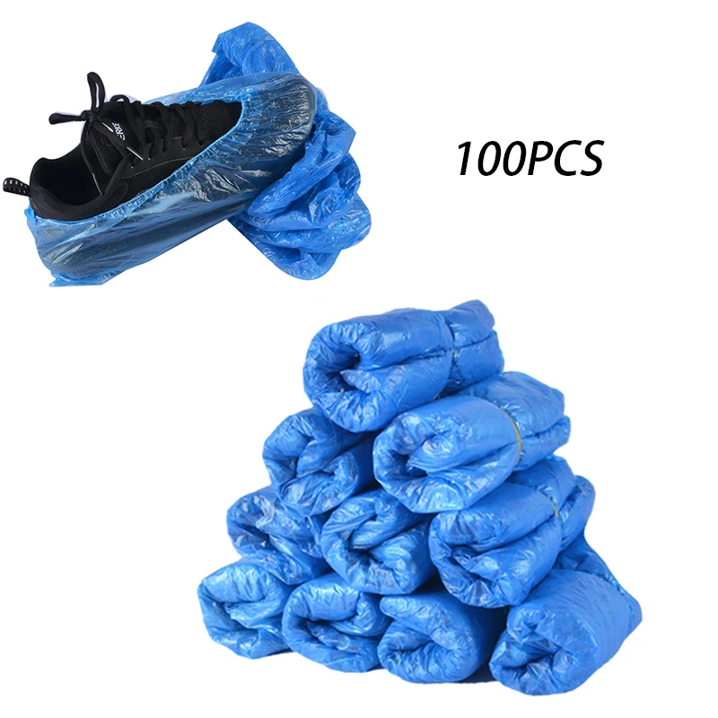 100Pcs Plastic Disposable Shoes Covers Rainy Day Cleaning Overshoes Protective Floor Waterproof Protective Anti-static Anti-slip
100Pcs Plastic Disposable Shoes Covers Rainy Day Cleaning Overshoes Protective Floor Waterproof Protective Anti-static Anti-slip