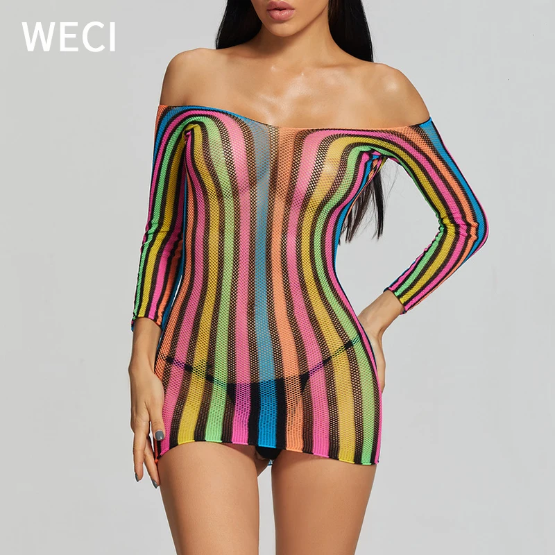 Colored Fishnets Striped Exotic Dresses Catsuit Adult Lingerie Sexy Netting Body Stockings For Women Veiled Leopard Print Tights
Colored Fishnets Striped Exotic Dresses Catsuit Adult Lingerie Sexy Netting Body Stockings For Women Veiled Leopard Print Tights