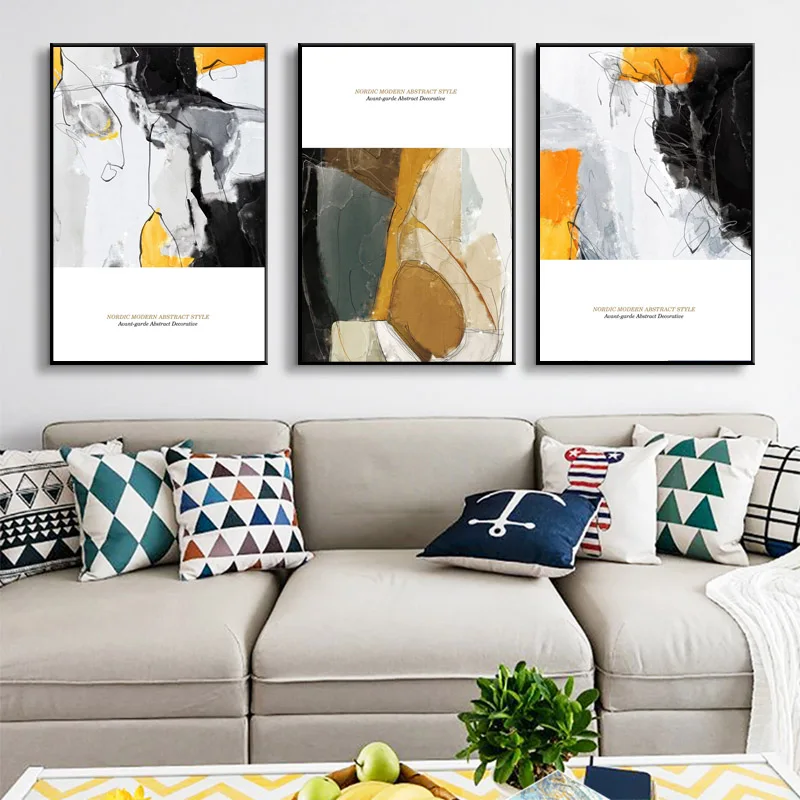 Abstract Grey Yellow Wall Art Poster and Prints Line Canvas Interior Painting for Living Room Restaurant Home Dekoration Picture
Abstract Grey Yellow Wall Art Poster and Prints Line Canvas Interior Painting for Living Room Restaurant Home Dekoration Picture