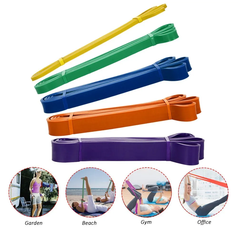 Pack of 5 Resistance Loop Bands Set Latex Yoga Strength Training Pull Up Assist Bands Home Gym Fitness Workout Elastic
Pack of 5 Resistance Loop Bands Set Latex Yoga Strength Training Pull Up Assist Bands Home Gym Fitness Workout Elastic