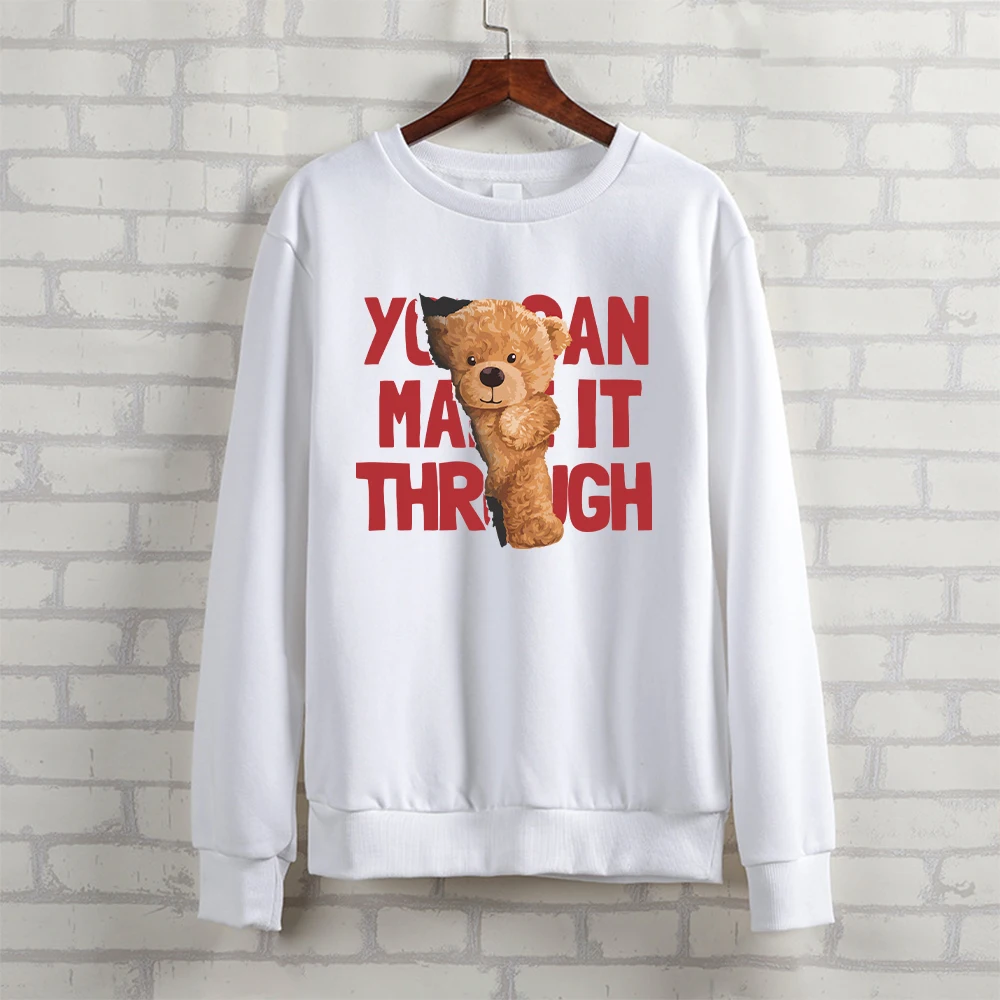 BLINGPAW Teddy Bear You can make it though Printed Unisex Crewneck Sweatshirt Heavy Blend Crew Neck Long Sleeve Autumn Clothes
BLINGPAW Teddy Bear You can make it though Printed Unisex Crewneck Sweatshirt Heavy Blend Crew Neck Long Sleeve Autumn Clothes