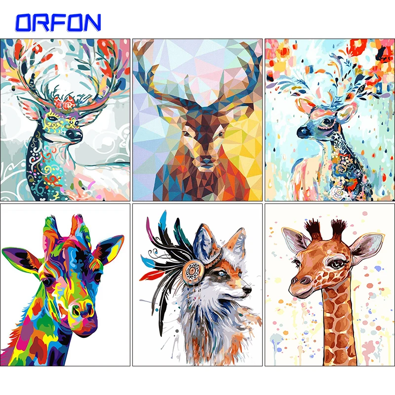 ORFON 40x50cm Frameless Painting By Numbers Animals On Canvas Pictures By Numbers Home Decoration DIY Minimalism Style
ORFON 40x50cm Frameless Painting By Numbers Animals On Canvas Pictures By Numbers Home Decoration DIY Minimalism Style