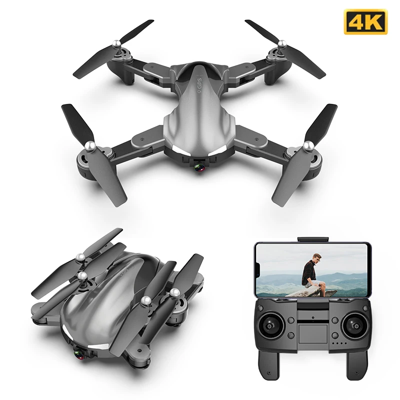 

A19 Drone GPS 4K 5G Optical Flow WiFi FPV With HD Dual Camera Foldable Drones RC Quadcopters Gesture Take Pictures Altitude Hold