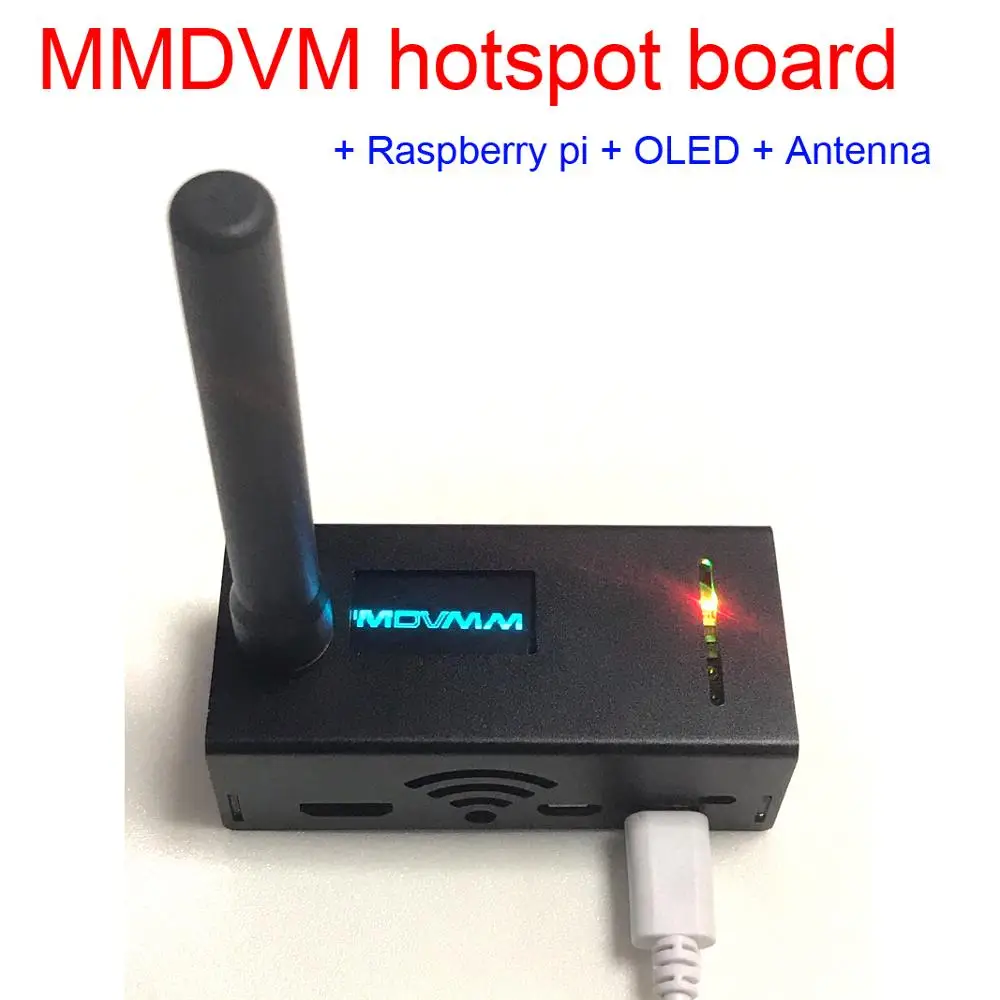MMDVM Hotspot плата P25 DMR Dstar YSF + Raspberry pi W oled дисплей Встроенная антенна WiFi для UHF VHF