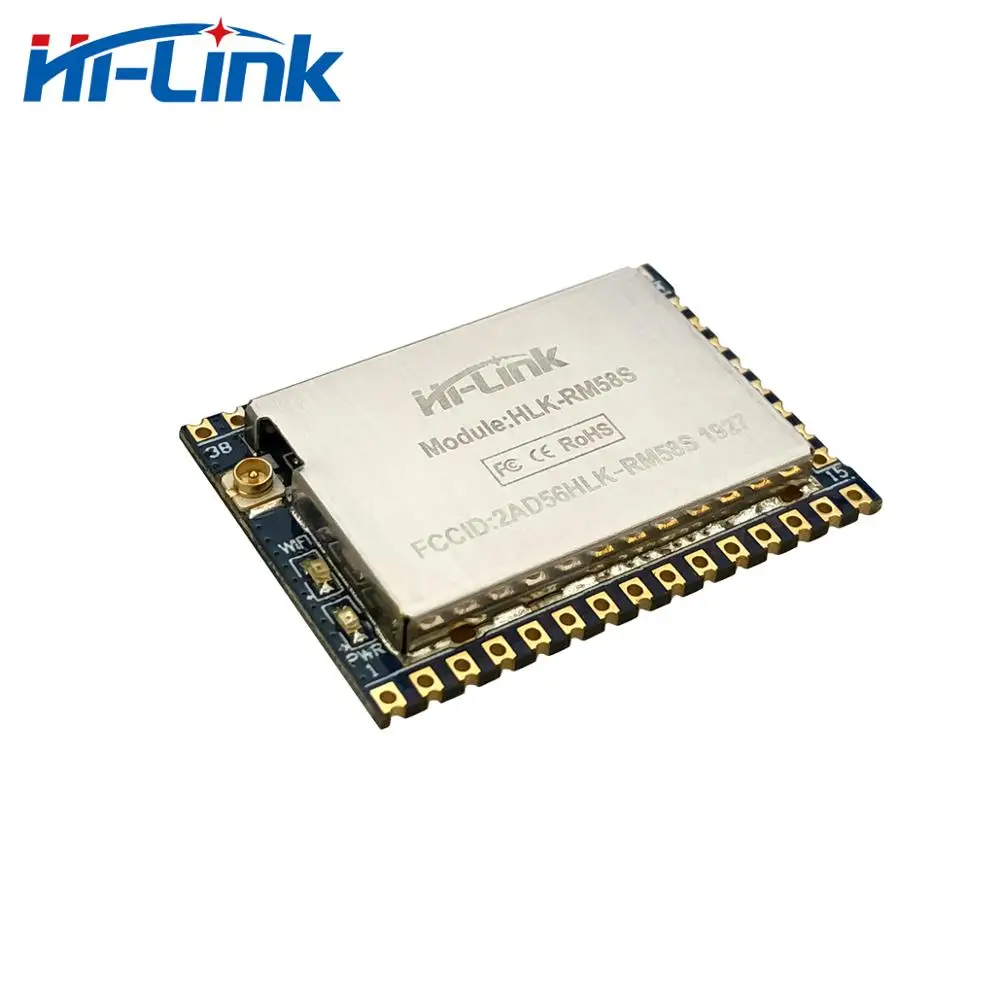 10 шт. Uart Порты и разъёмы Wifi + Bluetooth Беспроводной модуль HLK RM58S с Dual Band 2 4G 5 8G