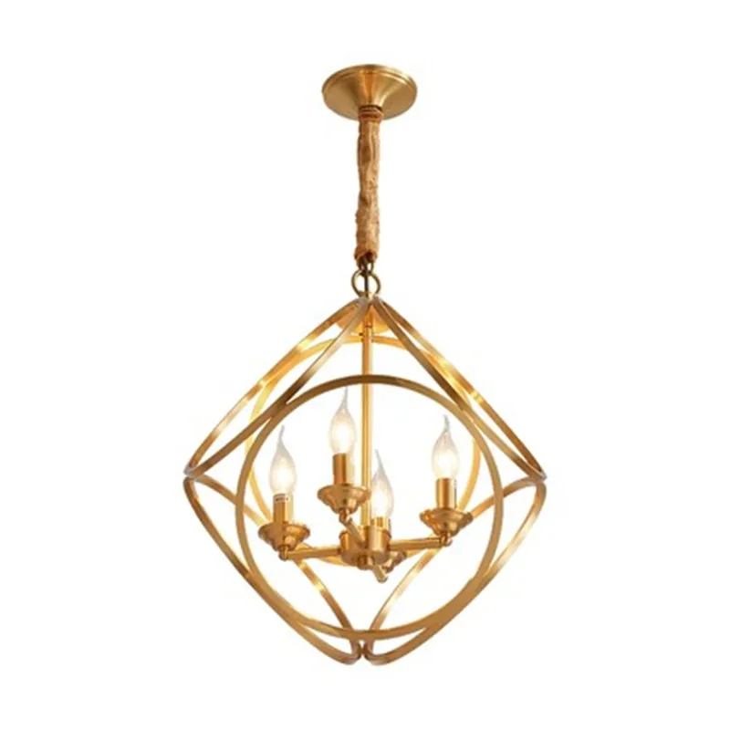 Luxury LED Copper Chandeliers Lamp For Bedroom Living room Bar Retro Gold Chandelier with Chain Home Lights lampara candelabro
Luxury LED Copper Chandeliers Lamp For Bedroom Living room Bar Retro Gold Chandelier with Chain Home Lights lampara candelabro