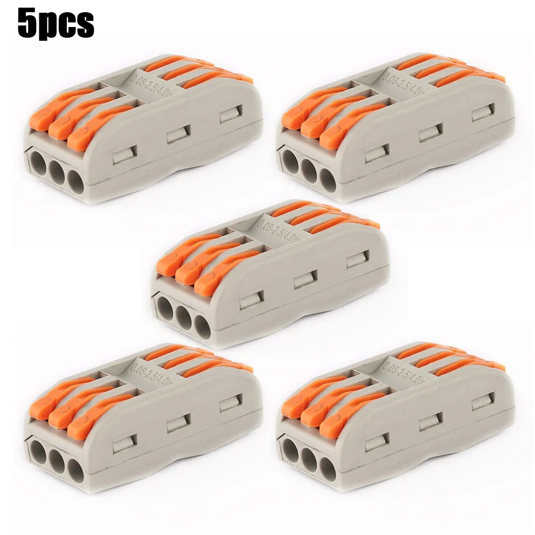 5pcs COD Wire Quick Head Terminal Connector Press Type Wiring Clip 222/223 Universal Compact Conductor Spring Connector
5pcs COD Wire Quick Head Terminal Connector Press Type Wiring Clip 222/223 Universal Compact Conductor Spring Connector
