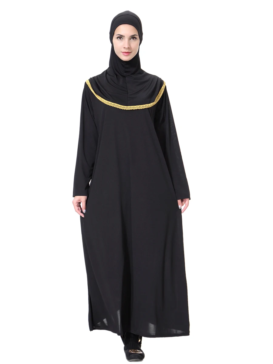 Long sleeve Conjoined Robe muslim clothing women Islamic abaya dress jilbab, islamic clothing Arab Robe with hijab
Long sleeve Conjoined Robe muslim clothing women Islamic abaya dress jilbab, islamic clothing Arab Robe with hijab