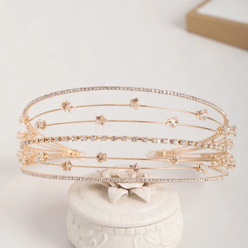Rose Gold Glistening Rhinestone Star Pattern Decorated Hair Band Suitable Girls Daily Wear Fashion Headdress Gifts BN
Rose Gold Glistening Rhinestone Star Pattern Decorated Hair Band Suitable Girls Daily Wear Fashion Headdress Gifts BN