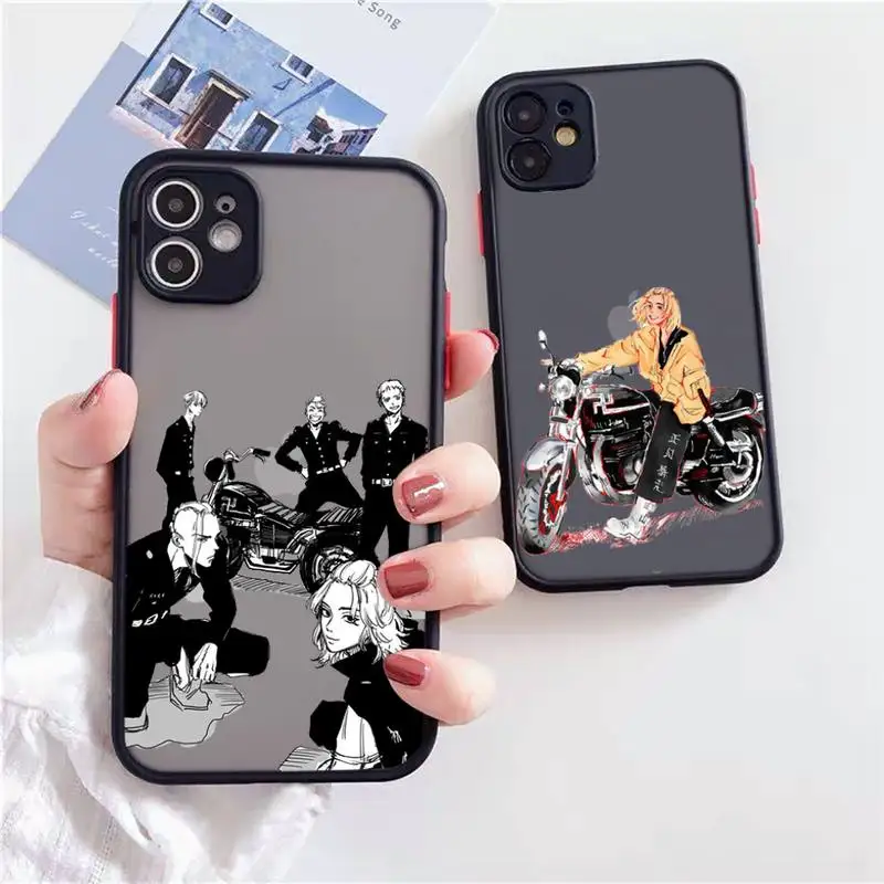 tokyo revengers Phone Case Matte Transparent for iPhone 7 8 11 12 s mini pro X XS XR MAX Plus Clear mobile bag soft shell 
tokyo revengers Phone Case Matte Transparent for iPhone 7 8 11 12 s mini pro X XS XR MAX Plus Clear mobile bag soft shell