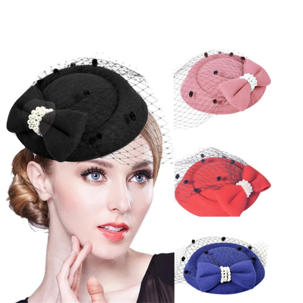 Bridal headdress Stewardess Top Hat Hairpin Headdress Lace Bow Hat Hairpin Veil Retro Short Hair Feather Flower Veil Hat
Bridal headdress Stewardess Top Hat Hairpin Headdress Lace Bow Hat Hairpin Veil Retro Short Hair Feather Flower Veil Hat