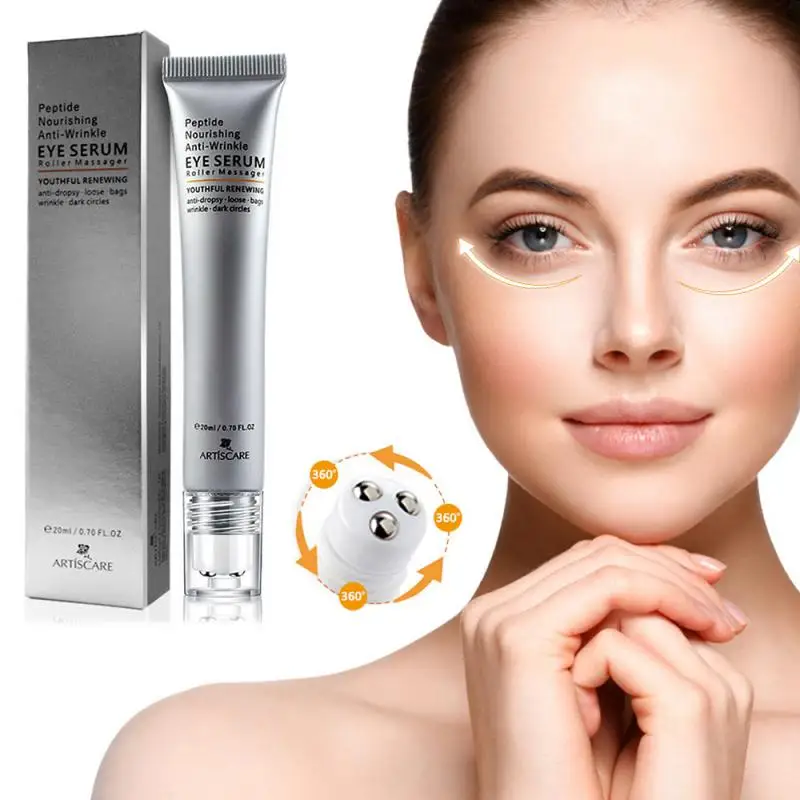 Peptides Eye Cream Roller Collagen Serum Gel Eye Firming Anti Wrinkles Cream Whitening Puffy Eye Care 20g TSLM1
Peptides Eye Cream Roller Collagen Serum Gel Eye Firming Anti Wrinkles Cream Whitening Puffy Eye Care 20g TSLM1