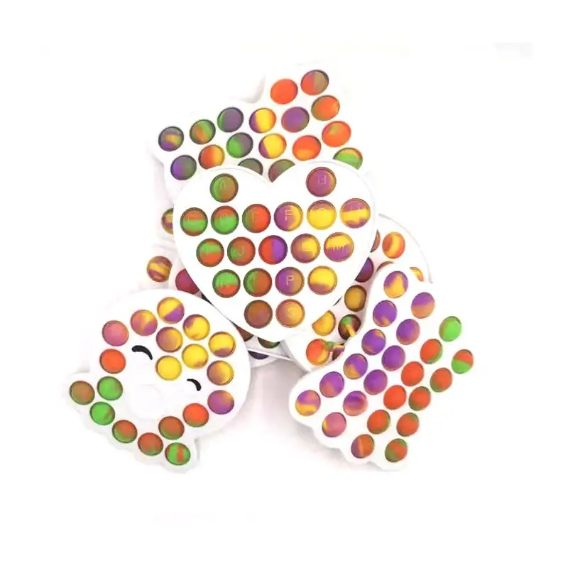 Pop Fidget Stress Relief Toy Rainbow Push It Foam Bulletproof Pressure Toy Adult Children Sensory Toy Relieve Autism
Pop Fidget Stress Relief Toy Rainbow Push It Foam Bulletproof Pressure Toy Adult Children Sensory Toy Relieve Autism