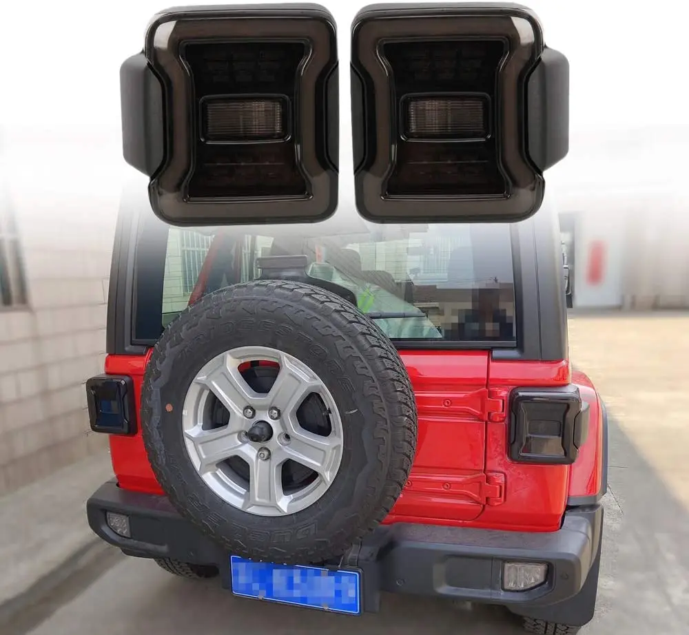 Smoked LED Taillights Rear Turn Signal Leds Tail Lights Back Up Assembly For J eep Wrangler JL JLU 2018+(US Edition)
Smoked LED Taillights Rear Turn Signal Leds Tail Lights Back Up Assembly For J eep Wrangler JL JLU 2018+(US Edition)