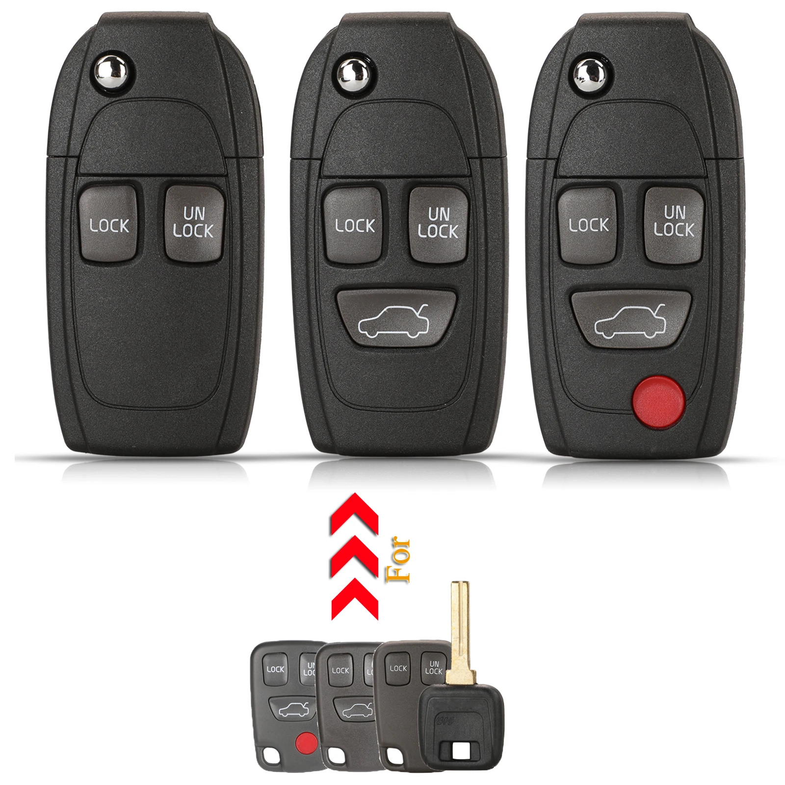 jingyuqin 2/3/4 Buttons Modified Flip Folding Remote Car Key Shell Case For Volvo XC70 XC90 V40 V50 V70 S60 S80
jingyuqin 2/3/4 Buttons Modified Flip Folding Remote Car Key Shell Case For Volvo XC70 XC90 V40 V50 V70 S60 S80