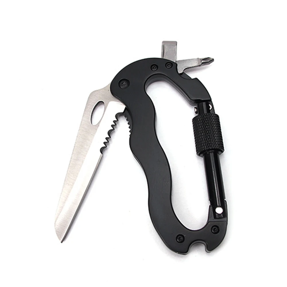 Carabiner Multi-Tool Cutter Key Holder Folding Knifes Portable Carabiner Outdoor Camping Climbing TacticalSurvival Hand Tools
Carabiner Multi-Tool Cutter Key Holder Folding Knifes Portable Carabiner Outdoor Camping Climbing TacticalSurvival Hand Tools