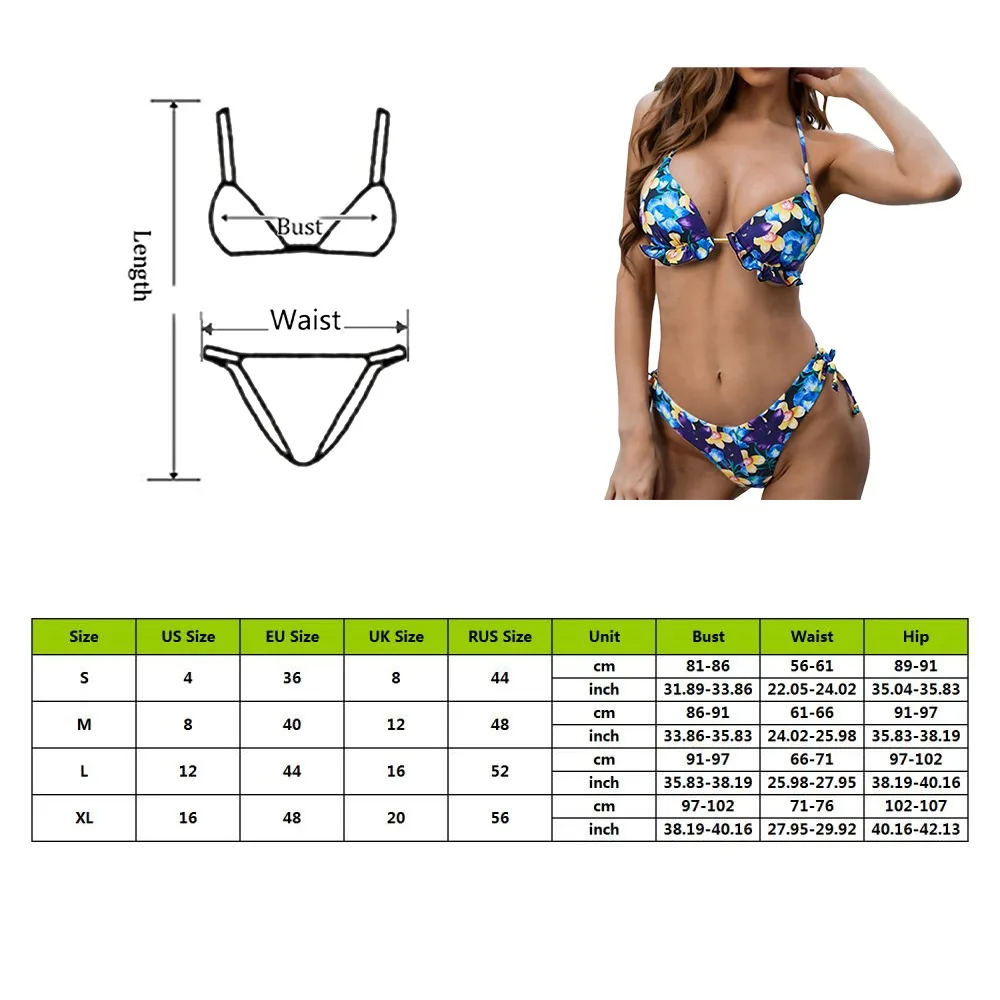 Ruffle Swimsuit Female Floral Print Bandage Bikinis Push Up Swimwear Women Bath Suit Sweet Biquini String 2021 Bikini Set
Ruffle Swimsuit Female Floral Print Bandage Bikinis Push Up Swimwear Women Bath Suit Sweet Biquini String 2021 Bikini Set