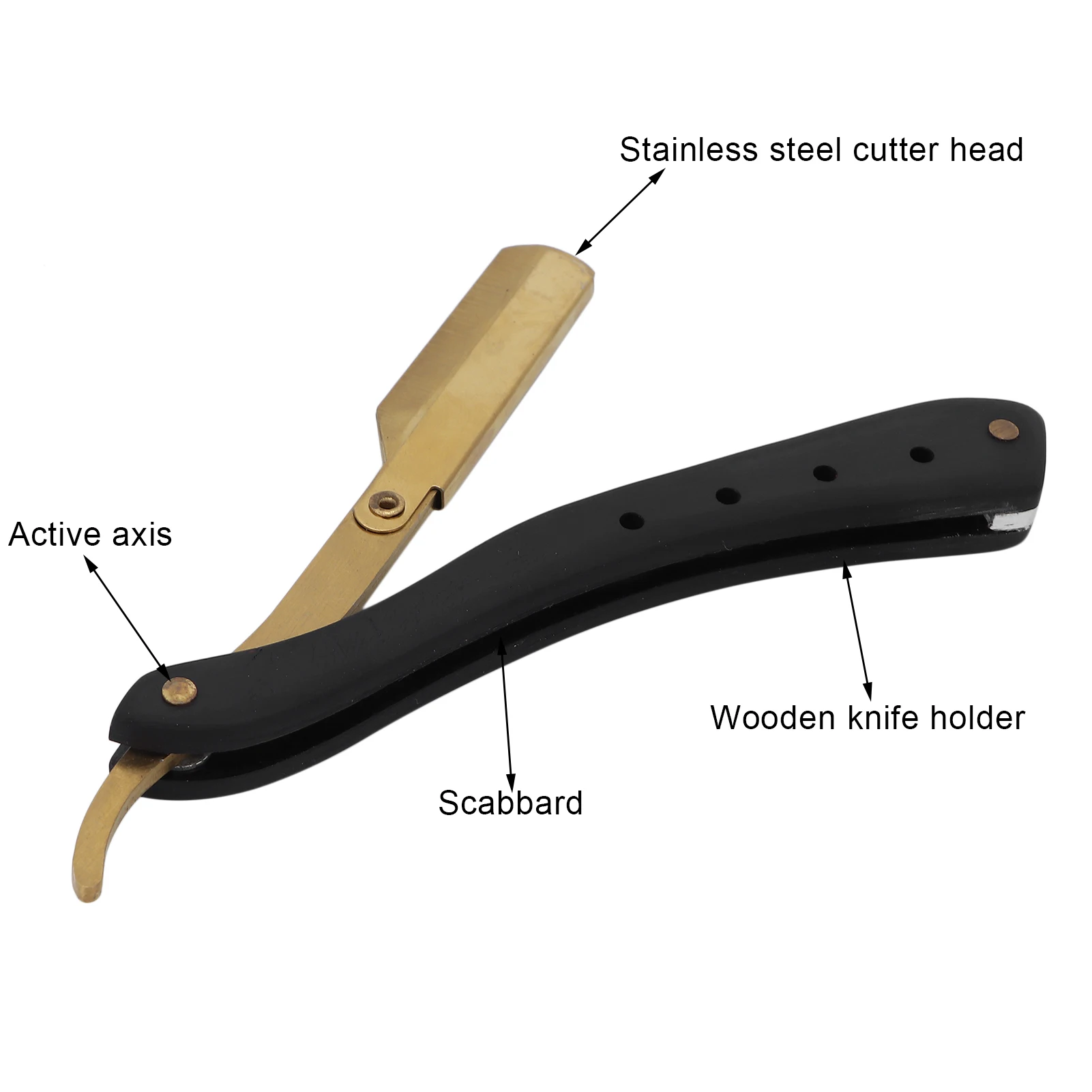 Straight Razor Wearresistant Durable Manual Beard Shaver for Home for Barber Shop
Straight Razor Wearresistant Durable Manual Beard Shaver for Home for Barber Shop
